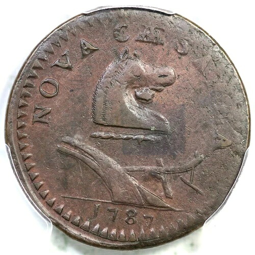 1787 M 37-F R-4 PCGS XF ディテールシナリオ シールドゲイター ニュージャージー コロニアルコイン-｜WORLD RESOURCE【QUEEN店】