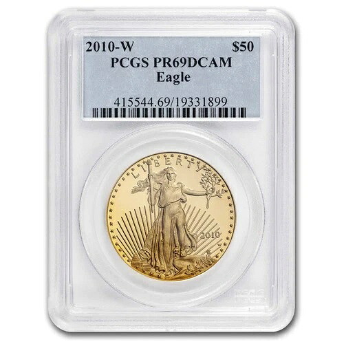 2010-W 1オンス プルーフ アメリカン ゴールド イーグル PR-69 PCGS｜WORLD RESOURCE【QUEEN店】
