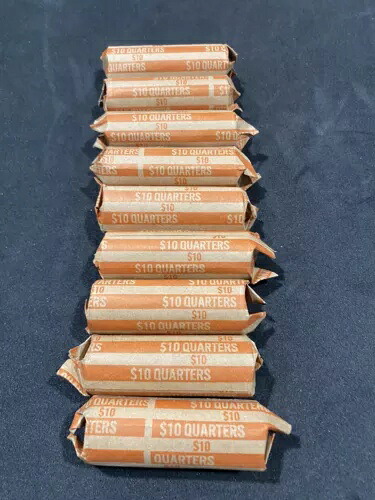 Washington Quarters 90% US ジャンク シルバー コイン $10.00 (10)ロール 3-｜WORLD RESOURCE【QUEEN店】