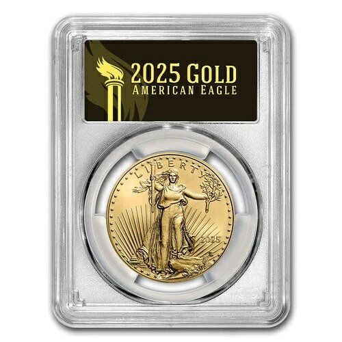 2025-(W) 1オンス アメリカンゴールドイーグル MS-70 PCGS (FS、ブラックラベル)｜WORLD RESOURCE【QUEEN店】