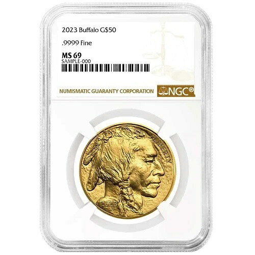 2023年 50ドル 1オンス アメリカンゴールドバッファロー NGC MS69 ブラウンラベル｜WORLD RESOURCE【QUEEN店】