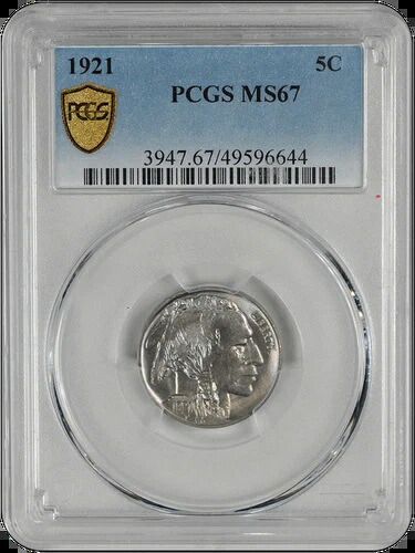 1921年 バッファロー PCGS MS 67｜WORLD RESOURCE【QUEEN店】 721,160円