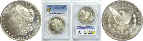 1899年 1ドル モルガン・ダラー PCGS MS-65+ DMPL