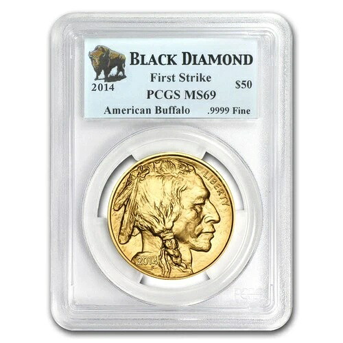 2014年 1オンス ゴールド バッファロー MS-69 PCGS (FS、ブラックダイヤモンド)｜WORLD RESOURCE【QUEEN店】 726,000円