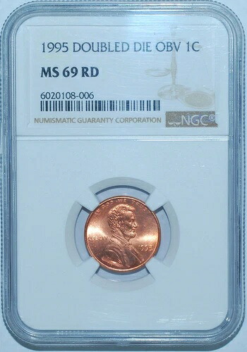 1995 NGC MS69RD FS-101 レッドDDOダブルダイ表面リンカーンセント、最高級品と同点|WORLD RESOURCE【QUEEN店】