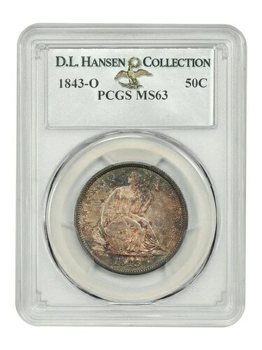 1843-O 50C PCGS MS63 739,640円