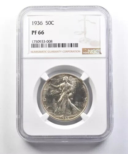 1936年ウォーキング・リバティ・ハーフダラー PF66 NGC *5023|WORLD RESOURCE【QUEEN店】