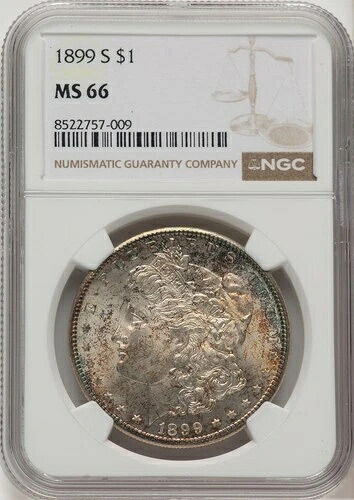1899-S モルガン・ダラー NGC MS66