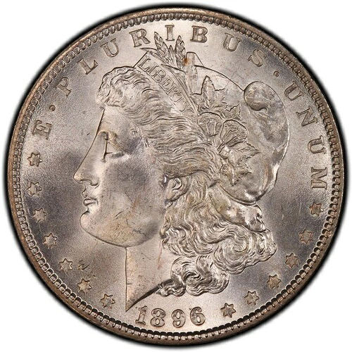1896年 モルガン・ダラー 1ドル PCGS MS67 *CAC* (25418)｜WORLD RESOURCE【QUEEN店】 759,440円