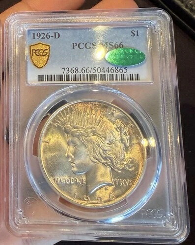 1926年-D ピースドル $ MS66 PCGS ~ CAC-信じられないほどの光沢 ! オファーを承諾します!-｜WORLD RESOURCE【QUEEN店】