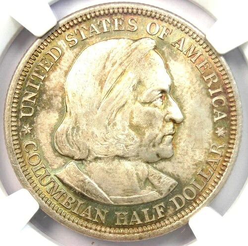 1892年コロンビアンハーフドル50セント硬貨 - NGC MS67 - MS67の希少品 - 価値4,000ドル
