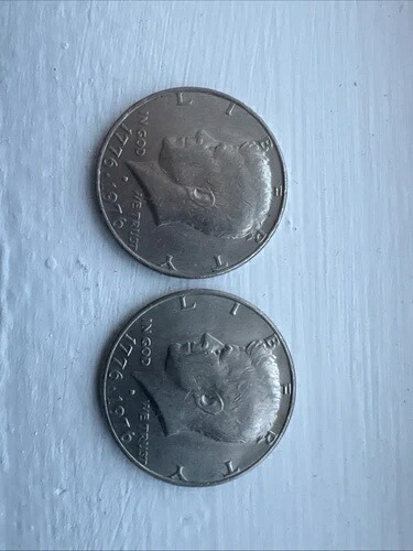 1776-1976年 ケネディ生誕200周年記念ハーフドル硬貨