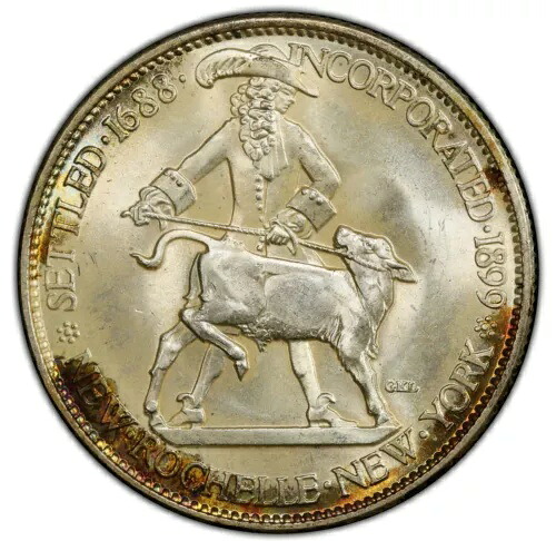 1938 - ニューロシェル コモン ハーフ - PCGS MS67+ CAC - 信じられないほどの品質 - 6 ファイナー!