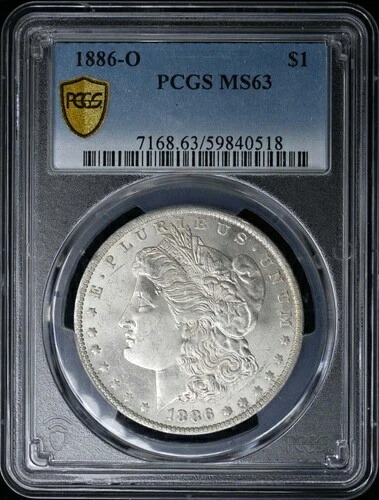 1886-O 1ドル モルガン・ダラー PCGS MS63