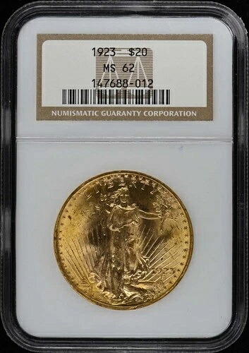 1923年 サンゴーダン $20 NGC MS62