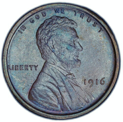 1916年 PCGS PR65 CAC ?? 600枚鋳造 マットプルーフ 1セント ? 美しいリンカーン ウィートセント