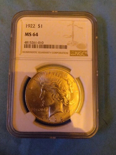 1922-P ピースシルバーダラー NGC MS64 グレートラスター