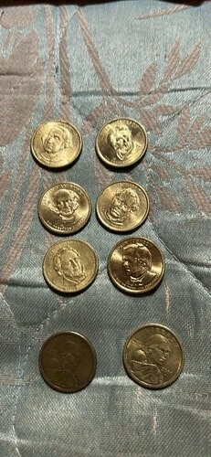 8 古い 1 ドル ゴールド コイン-