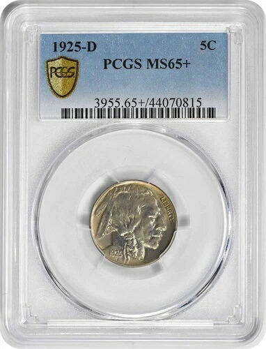 1925-D バッファローニッケル MS65+ PCGS