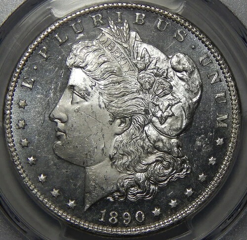 1890-CC PCGS MS64DMPL モルガン・ダラー