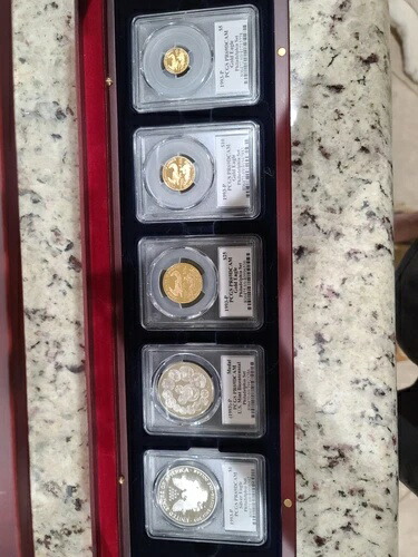 1993年 Pプルーフ 米国造幣局 200周年記念 シルバーメダル PCGS PR69DCAM フィラデルフィアセット コイン