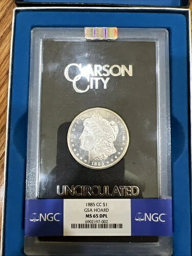 1885年 -CC GSA NGC MS65 DMPL モーガンドル-