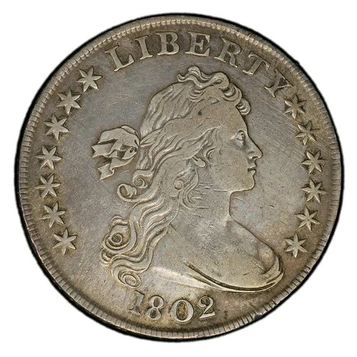 1802年 1ドル ドレープ胸像 ドル PCGS VF25