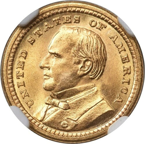 マッキネリー 1903年 記念金貨 G$1 NGC MS67+