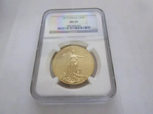 2013年 アメリカンイーグルゴールド 50ドル NGC MS-69 ゴールド $50 1オンス-