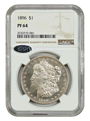 1896年 $1 NGC PR64 - モルガン・ダラー - 手頃な価格のプルーフ・モルガン｜WORLD RESOURCE【QUEEN店】