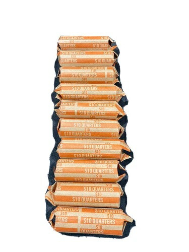 ワシントンクォーター 90% 米国ジャンク銀貨 $10.00 (13) ロール 3