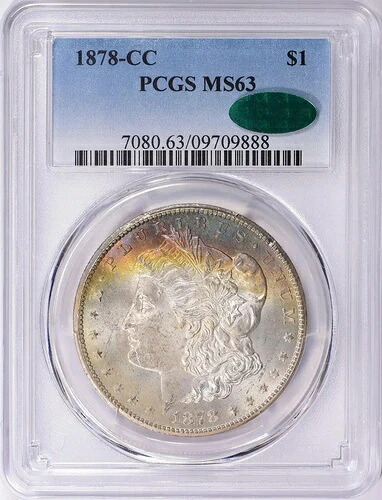 1878-CC モーガン PCGS MS63 ほぼプルーフに近い銀貨 カーソンシティ造幣局｜WORLD RESOURCE【QUEEN店】