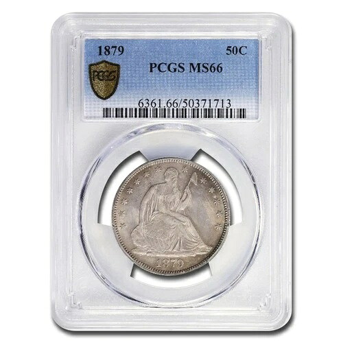 1879年 リバティ・シーティング・ハーフドル MS-66 PCGS｜WORLD RESOURCE【QUEEN店】