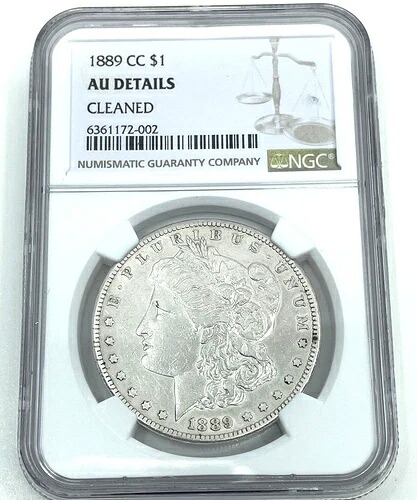 1889年-CC モーガンシルバードル NGC AU ディテールクリーン-｜WORLD RESOURCE【QUEEN店】