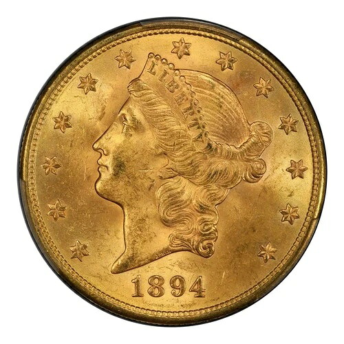 1894年 S ダブルイーグルス リバティヘッド PCGS MS-64｜WORLD RESOURCE【QUEEN店】