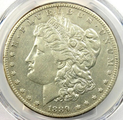 1889-CC モーガン銀貨 1ドル カーソンシティコイン - PCGS XF 認定詳細 (EF)