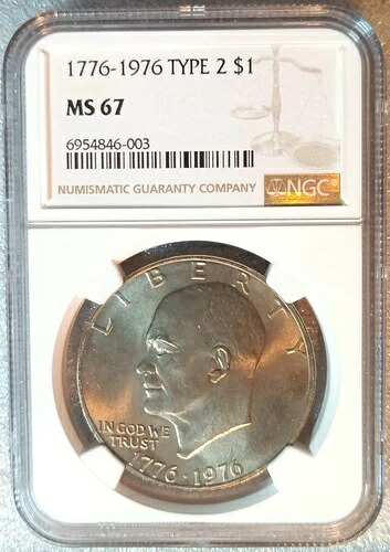 1976年 ty2 アイゼンハワードル NGC MS67