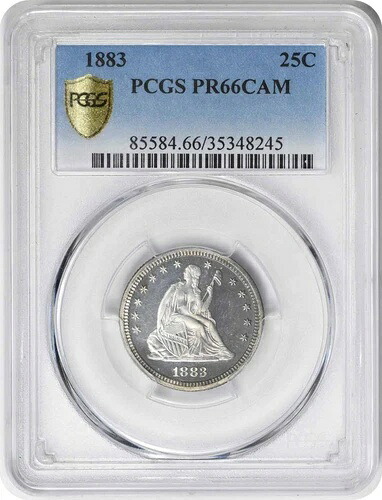 1883年 自由の女神像 シルバークォーター PR66CAM PCGS|WORLD RESOURCE【QUEEN店】
