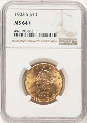 1902-S $10 リバティイーグル NGC MS64+ (521987243)