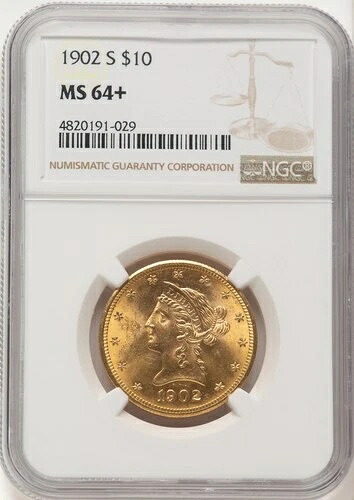 1902-S $10 リバティ イーグル NGC MS64+ (521987240)|WORLD RESOURCE【QUEEN店】