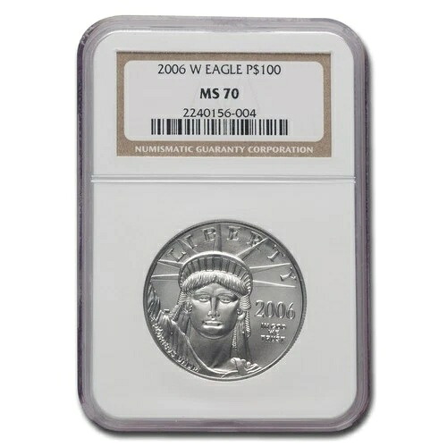 2006-W 1オンス バーニッシュド アメリカン プラチナ イーグル MS-70 NGC|WORLD RESOURCE【QUEEN店】