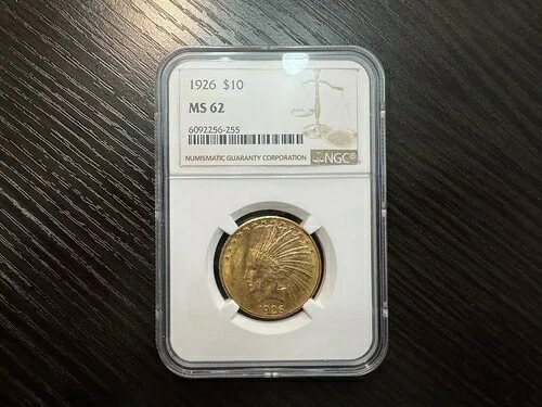 1926 NGC MS 62 ネイティブアメリカンインディアンヘッド G$10 USD イーグル金貨 255｜WORLD RESOURCE【QUEEN店】
