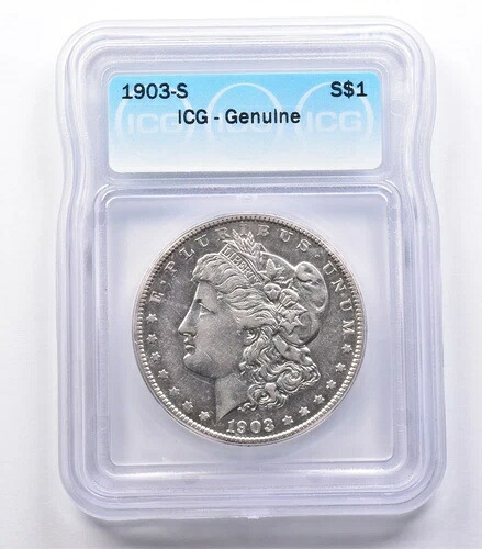 1903-S モルガン銀貨 ICG *3888