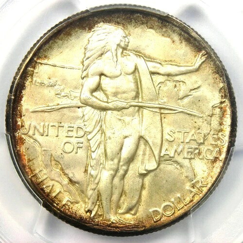 1933年-D オレゴン ハーフダラー 50セント - PCGS MS67+ プラス認定 - 価値 4,300ドル