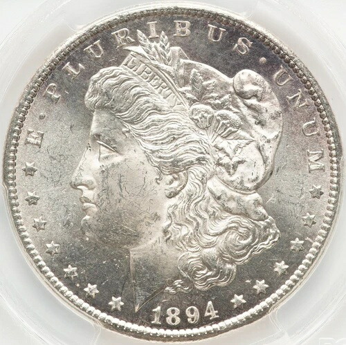 1894-Sモルガン・ダラー、PCGS MS-63認定！サンフランシスコ造幣局発行。PQ品！希少な年代物！
