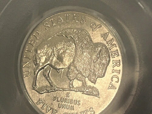 2005-D 5セント「槍で突かれたバイソン」ニッケル PCGS MS65