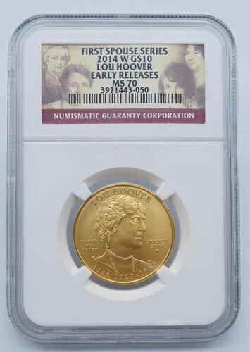 2014年 W $10 1/2オンス ゴールド ファースト・スポース・シリーズ ルー・フーバー NGC MS70 アーリーリリース U2440