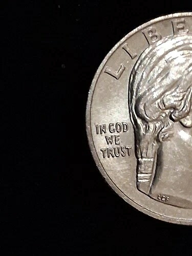 - 2023 P - ジョビタ・イダール クォーターエラーコインミント「IN COD WE TRUST」レア P
