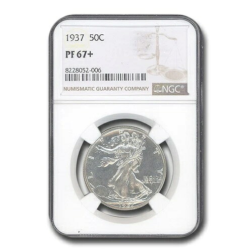 1937年ウォーキング・リバティ・ハーフダラー PF-67+ NGC