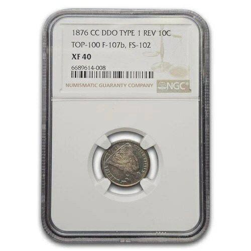 1876-CC リバティ・シーテッド・ダイム XF-40 NGC